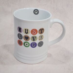 FRINGE Culver City “MUST LOVE DOGS” White Coffee Mug